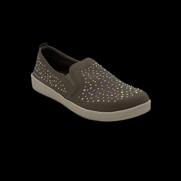Skechers Rhinestone Slip-On Madison Ave Taupe - Wide - Picture 2 of 4